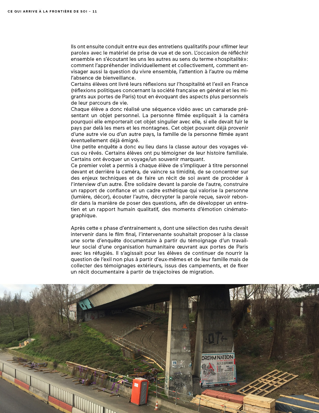 Ce qui arrive: à la frontière de soi