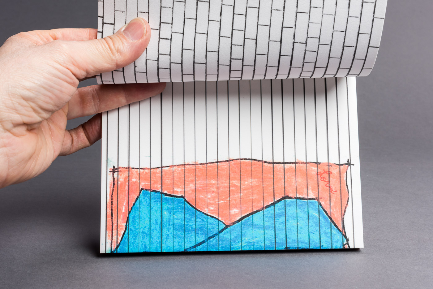 Different books - paper design